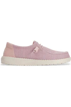 Hey dude Para mulher. HD41878 Mocassins Stretch Sox cor-de- (36), Tecido, Plano, Cordão, Casual