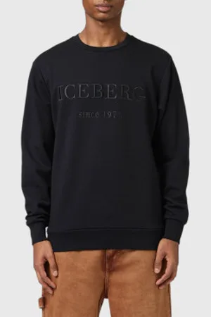 Iceberg Para homem. 25EI1P0E0136300 Sweatshirt com logótipo bordado (S), Casual, Algodão