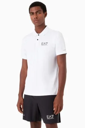 EA7 Para homem. 8NPF23_PJEMZ Polo Sport Ventus 7 (L), Casual, Esportivo, Tênis / Paddle tennis, Poliamida, Manga curta