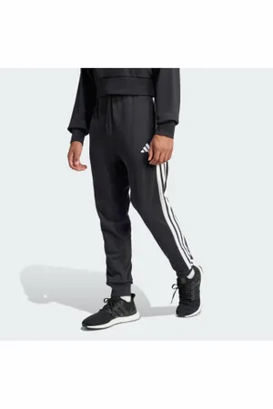 adidas Para homem. JD1881 Calças francesas pretas (S), , Casual, Esportivo, Algodão, Multisport
