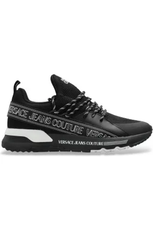 VERSACE Para homem. 78YA3SA3-ZSC65 Sapatilhas com logótipo impresso em (40), Plano, Cordão, Casual