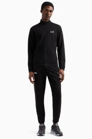 EA7 Para homem. 7M000130_AF12501 Fato de treino Natural Ventus7 preto (S), Casual, Esportivo, Multisport, Poliéster