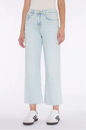 7 for all Mankind Para mulher. 7U600120UIA Calças de ganga cortadas Alexa blue (24), , Casual, Algodão