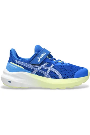 Asics Unisex para criança. 1014A344 Sapatos GT-1000 13 PS (32.5), Plano, Cordão, Velcro, Esportivo, Multisport, Sustentável, moda infan