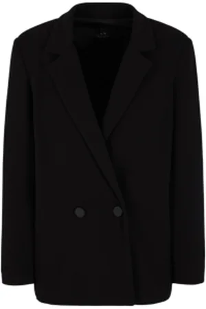 Armani Exchange Para mulher. XW000885AF13401UC001 Blazer com logótipo bordado a (L), Casual, Poliéster