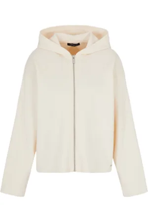 Armani Exchange Para mulher. XW000575AF12740U1003 Casaco com capuz e fecho de correr (M), Casual, Poliéster