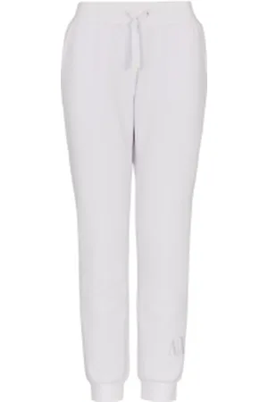 Armani Exchange Para mulher. XW000828AF13397U0002 Calças jogger com logótipo (L), Casual, Viscoso