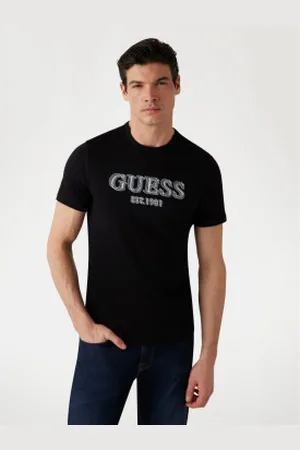Guess Para homem. M5GI07I3Z14 T-shirt com logótipo (S), Casual, Algodão, Manga curta