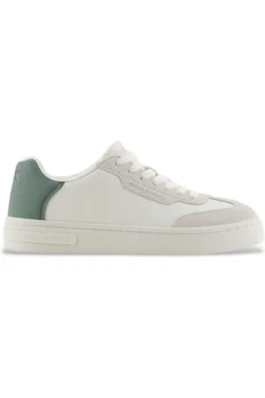 Armani Exchange Unisex. XDX181XV932U604 Sapatilhas com logótipo (36), Plano, Cordão, Casual