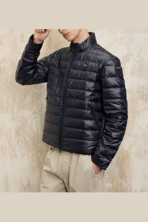 Blauer Para homem. 25SBLUC03011 Casaco de gola coreano austin navy (S), Azul, Casual, Poliéster