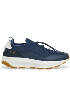 Hackett Para homem. HMS21447 Studio Fire Leather Sneakers navy (40), Plano, Camurça, Cordão, Casual