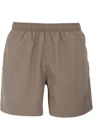 Armani Exchange Para homem. XM000812AF13556U6107 Calções boxer com logótipo castanho (L), , Beachwear, Poliéster