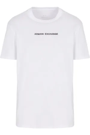Armani Exchange Para homem. XM000787AF12308U0009 T-Shirt de algodão com logótipo em relevo em (L), Casual, Manga curta