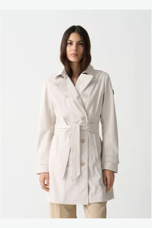 Colmar Para mulher. 1934-6WV Gabardine em malha de lã com cinto (42), Casual, Poliéster