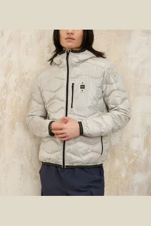 Blauer Para homem. 25SBLUC03012 Casaco com capuz (L), Casual, Polister Reciclado