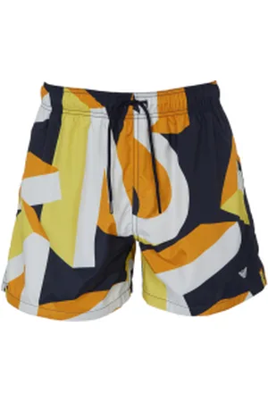 Emporio Armani Para homem. EM000688_AF12337 Calções boxer multicoloridos (L), Beachwear, Poliéster
