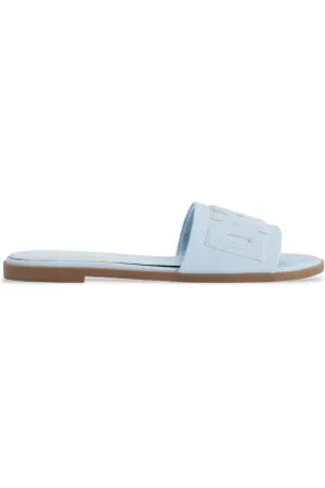 DKNY Para mulher. K1500528 Sandálias Willow azuis (36), , Plano, Nenhum, Casual