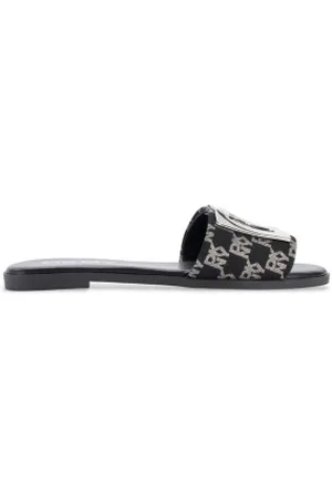 DKNY Para mulher. K2534473 Sandálias Waltz pretas (38), , Plano, Nenhum, Casual