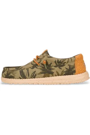 Hey dude Para homem. HD43087 Sapatilhas Wally Palm Juta (40), Tecido, Plano, Cordão, Casual
