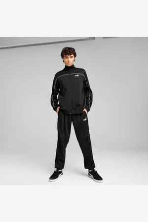 PUMA Para homem. 68485201 Fato de treino com debrum em poliéster (S), Casual, Esportivo, Multisport, Manga comprida