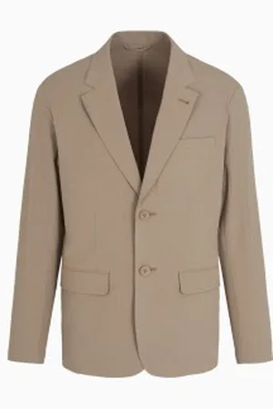 Armani Exchange Para homem. XM000400AF14861U6167 Blazer de corte direito (34), Casual, Algodão