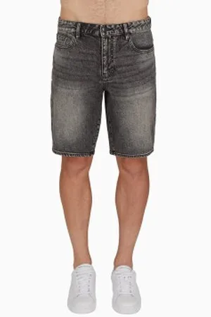 Armani Exchange Para homem. XM000073AF13264M8088 Calções cinzentos de corte justo (29), Casual, Cinza, Algodão, Denim