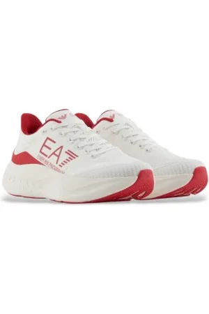 EA7 Unisex. X8X245_XK442 Ténis de corrida brancos (44), Plano, Cordão, Casual, Esportivo, Multisport