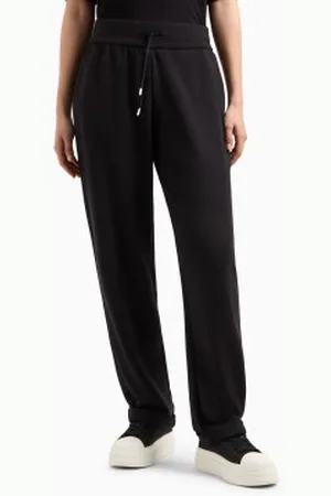 Armani Exchange Para mulher. XW000096AF10804UC001 Calças de fato de treino pretas (L), , Casual, Esportivo, Multisport, Modal