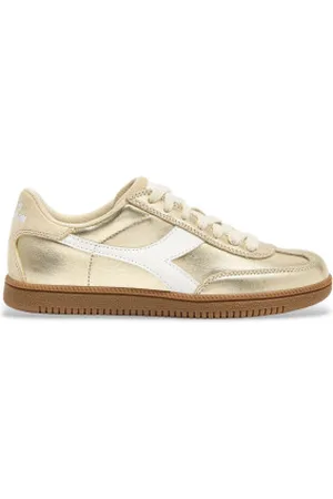 Diadora Para mulher. 501181987 Trainers Trainer metálico (40.5), Couro, Plano, Cordão, Casual