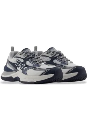 EA7 Unisex. X8X249_XK446 Ténis Predator (44 2/3), Plano, Cordão, Casual, Esportivo, Multisport
