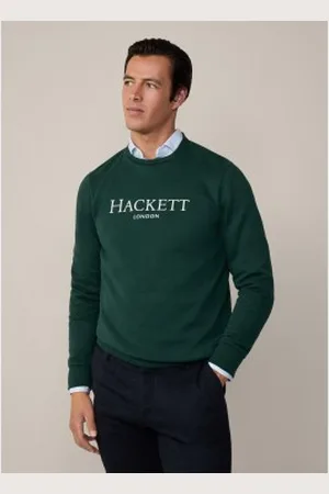 Hackett Para homem. HM581279 Sweatshirt Heritage Crew (XL), Casual, Algodão
