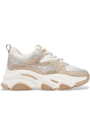 Steve Madden Para mulher. SM19000082 Chinelos bege Privy (36), 3 a 5cm, Cordão, Casual