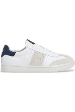 Hackett Para homem. HMS21456 Sapatos Bond Archive brancos (40), Plano, Cordão, Casual