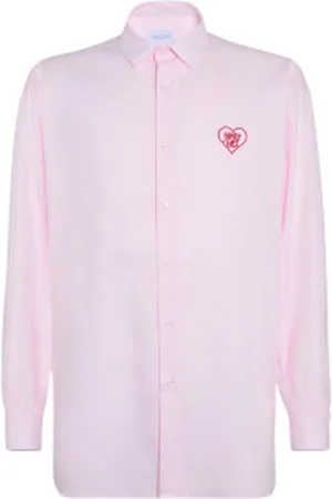 Family First Para homem. SHS2501 Camisa cor-de- com coração (L), Casual, Algodão, Manga comprida