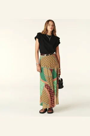 Bash Para mulher. 1E25FANC Saia de fantasia multicolorida (34), Casual, Viscoso