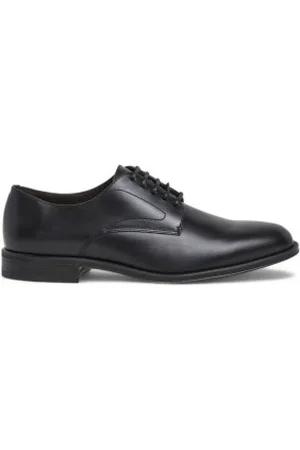 Hackett Para homem. HMS21407 Duke Master sapatos de couro preto (40), Plano, Cordão, Casual, Sapatos de Festa, Clássico