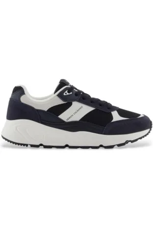 Armani Exchange Para homem. XUX265XV957N814 Ténis com sola intermédia em EVA preta (45), , Plano, Cordão, Casual, Esportivo, Multisport