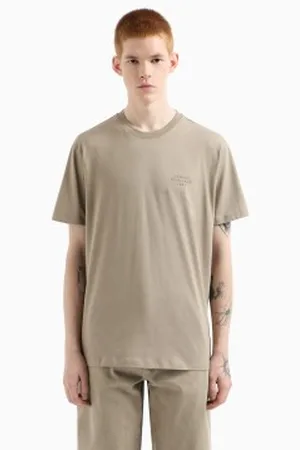Armani Exchange Para homem. XM000752AF12308U6167 T-shirt com gola redonda (L), Casual, Algodão, Manga curta