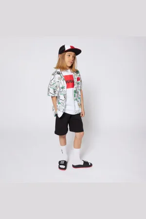 HUGO BOSS Unisex para criança. G00364 Curto G00364 (4Años= 102cm), Casual, Algodão, moda infantil