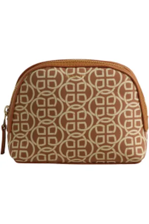 GANT Para mulher. 4980001 Saco de maquilhagem G Patterned (OSFA), Bege, Casual, Polister Reciclado, Sustentável