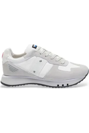 Blauer Para homem. S5TOKYO01 Ténis de couro Tokyo01 branco (40), Plano, Cordão, Casual