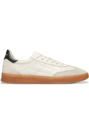 Cole Haan Para homem. C38049 Sapatilhas GrandPro Breakaway em pele, em branco (42), Couro, Plano, Cordão, Casual