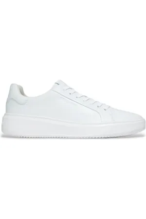 Cole Haan Para homem. C35573 GrandPro Topspin Leather Sneakers (44), Couro, Plano, Cordão, Casual