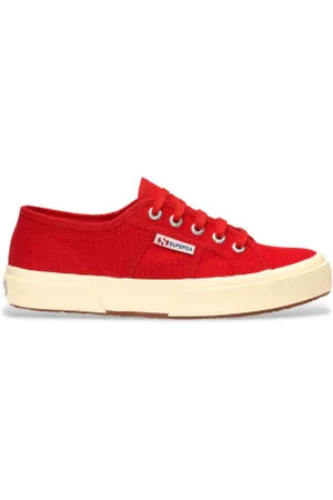 Superga Unisex. S000010 Sapatilhas 2750 Cotu Classic vermelho (36), Tecido, Plano, Cordão, Casual