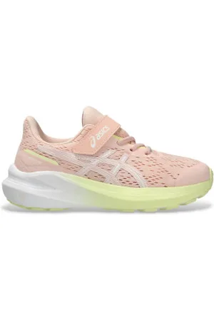 Asics Unisex para criança. 1014A344 Ténis GT-1000 13 PS (32.5), Plano, Cordão, Velcro, Esportivo, Multisport, Sustentável, moda infant