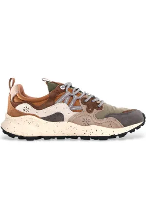 Flower Mountain Para homem. 2017816-01 Ténis Yamano3 castanho (40), Marrom, Plano, Cordão, Casual