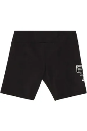 EA7 Para menina. 7G000089_AF12484 Calções com logótipo (10Años= 142cm), Casual, Esportivo, Algodão, Multisport, moda infantil