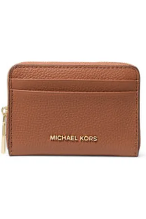 Michael Kors Para mulher. 32T4GJ6Z5L Porta-cartões Jet Set pequeno castanho (OSFA), , Casual, Pele