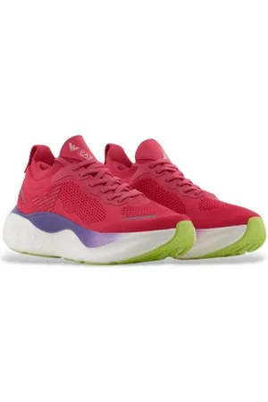 EA7 Unisex. X8X246_XK443 Sapatos com tecnologia Nitro cor-de- (35 1/3), Plano, Cordão, Casual, Esportivo, Running, Multisport