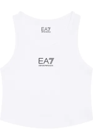 EA7 Para menina. 7G000110_AF12509 Top Tennis Pro em tecido técnico VENTUS7 (14años= 164cm), Casual, Esportivo, Multisport, Poliéster